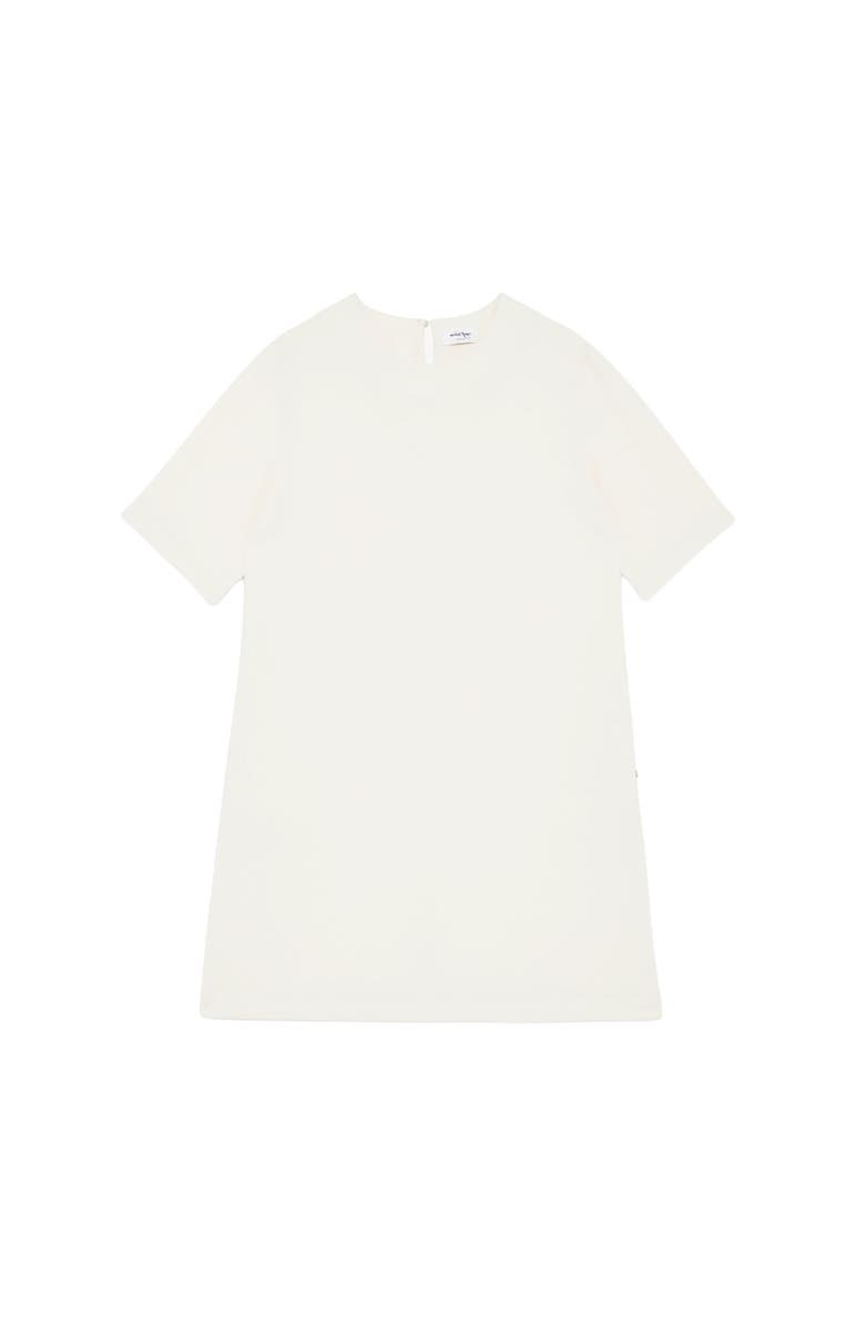 ottod'Ame Solid Short Dress, Alternate, color, Ecru