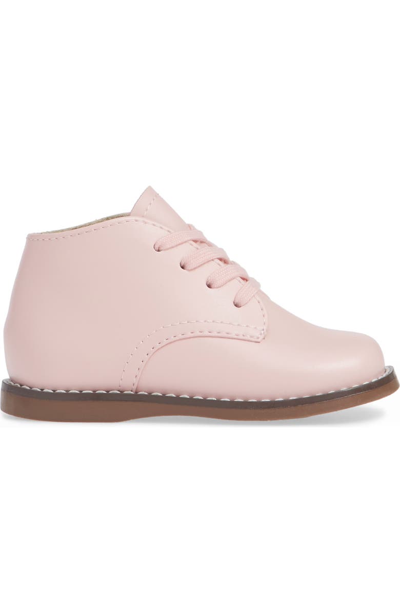 Footmates Tina Lace-Up Bootie, Alternate, color, Pink