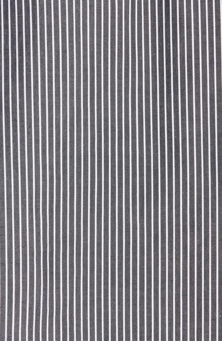 Nili Lotan Lydia Stripe Ruffle Trim Shirt, Alternate, color,