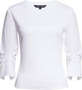 Veronica Beard Junia Mixed Media Top