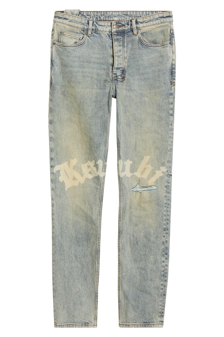 Chitch Sture Trashed Idols Slim Tapered Leg Jeans, Alternate, color, DENIM
