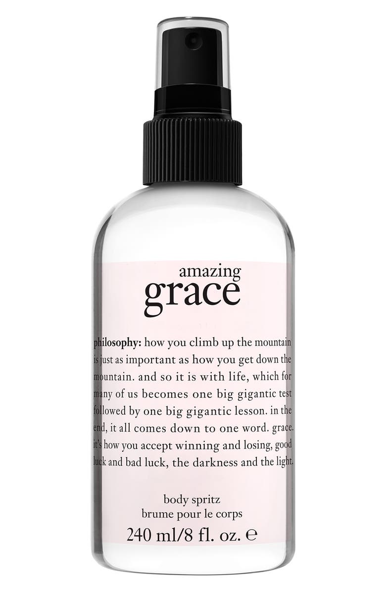 philosophy amazing grace perfumed body spritz, Main, color,