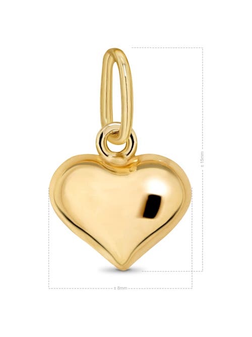 Devata Sweet Heart Pendant In Gold