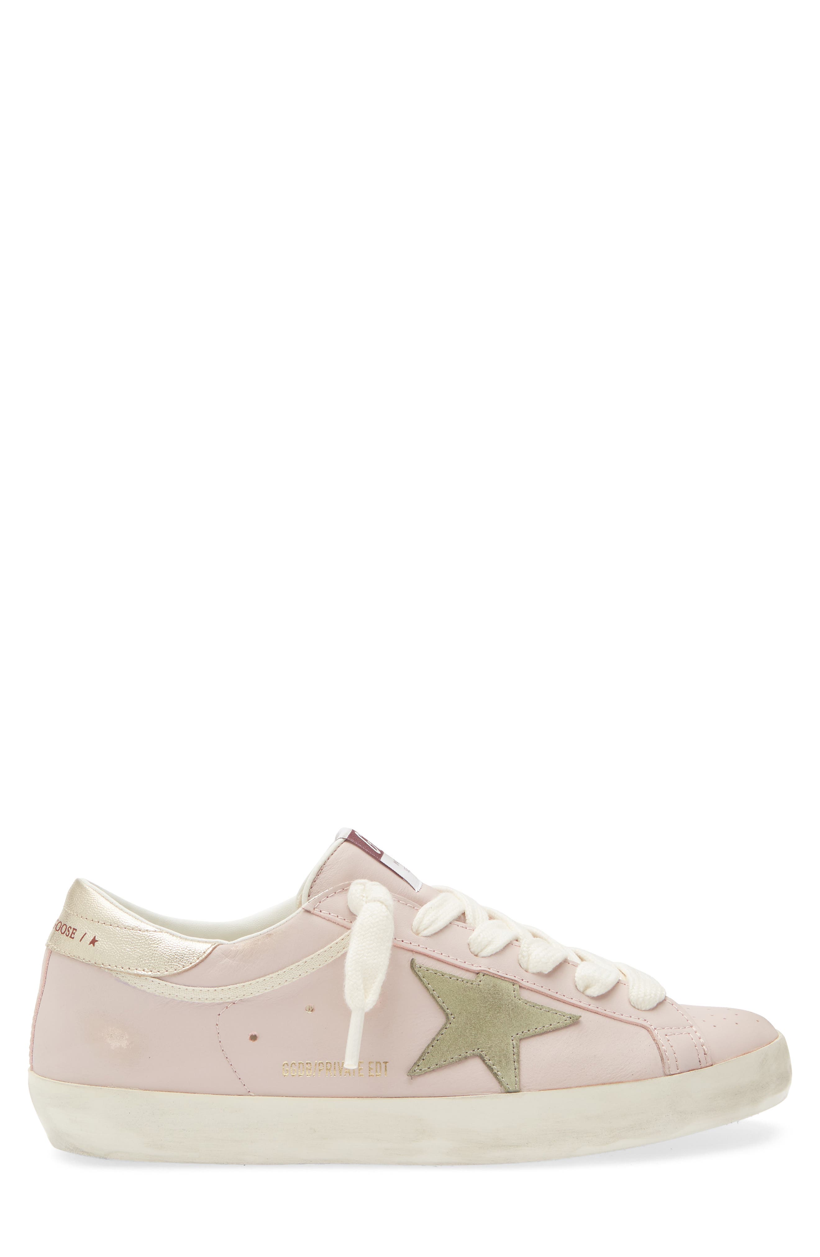 Golden Goose Super-Star Sneaker, Alternate, color, Light Pink/ Ice/ Platinum