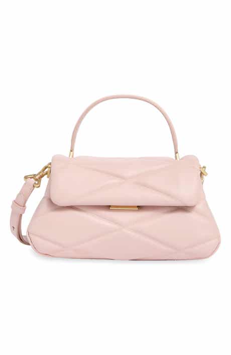 Small Grace Quilted Leather Top Handle Bag