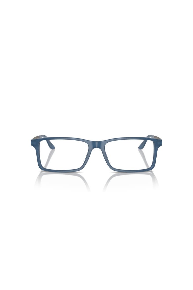 55mm Rectangle optical glasses, Alternate, color, Blue