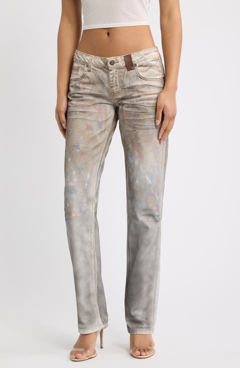 Rider Low Rise Wide Leg Jeans