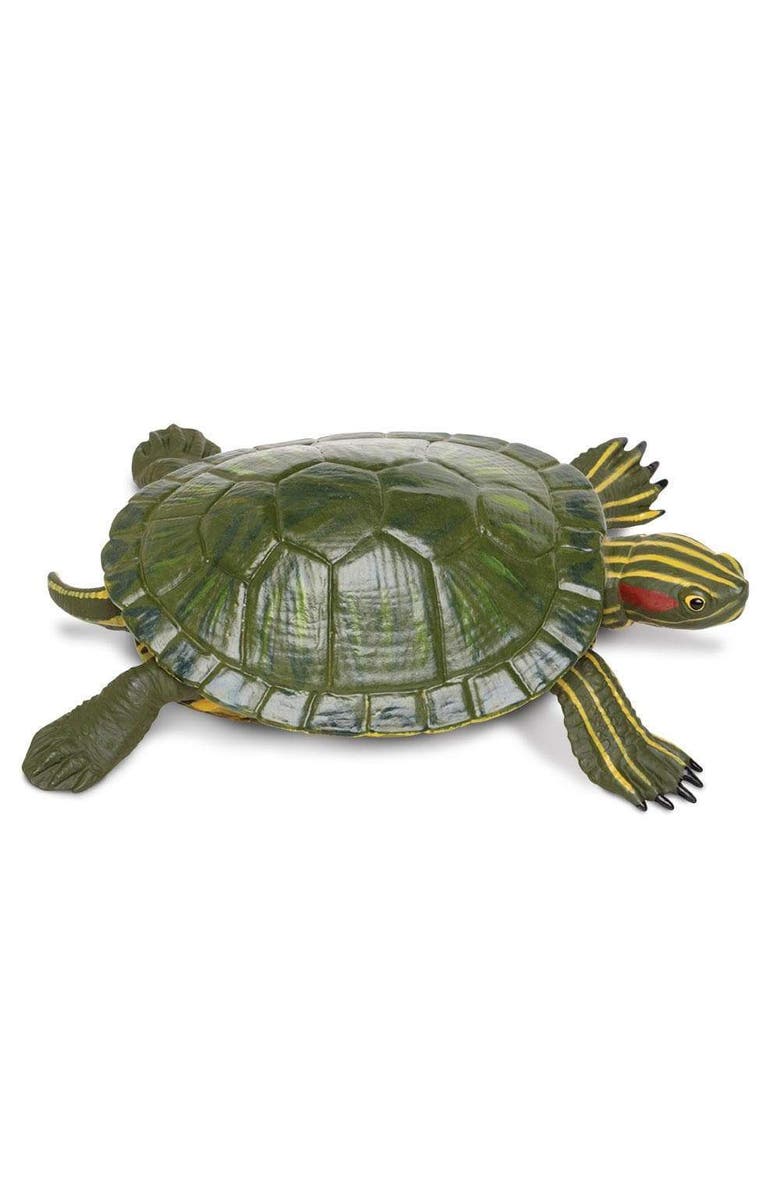 Safari Ltd. Red-Eared Slider Turtle Toy, Main, color, NO COLOR