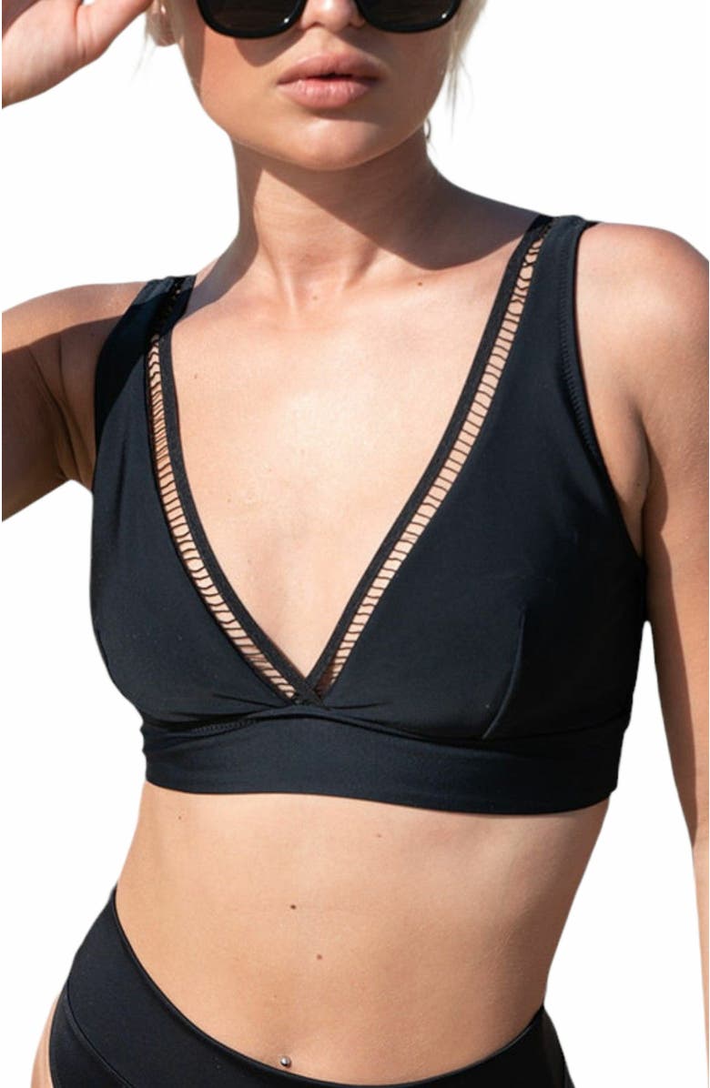 Biliblond Bikini Top VIVI, Alternate, color, Black