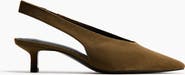 H&M Kitten-heeled Slingbacks