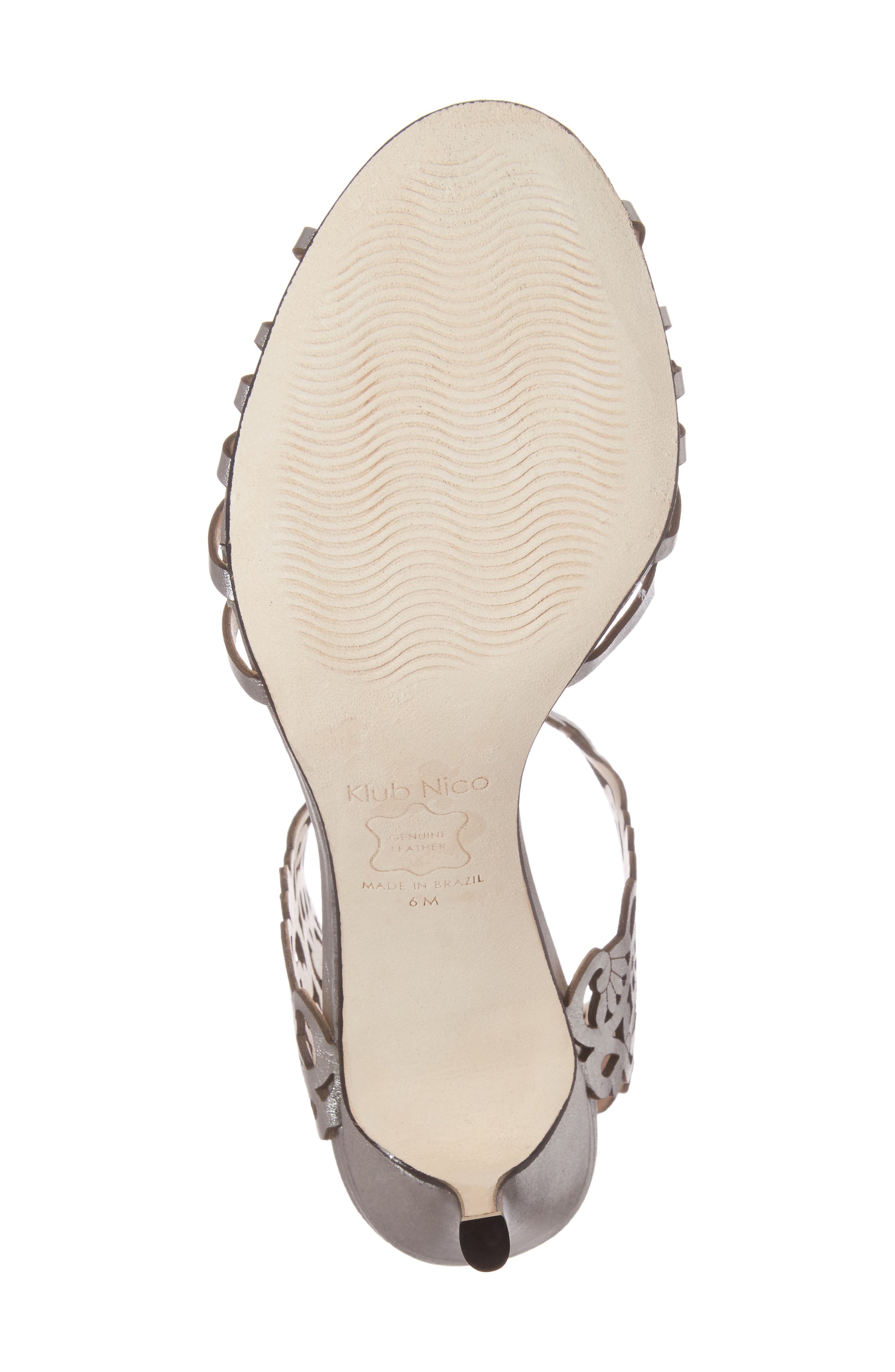 'Moxie 3' Sandal, Alternate, color, GUNMETAL LEATHER