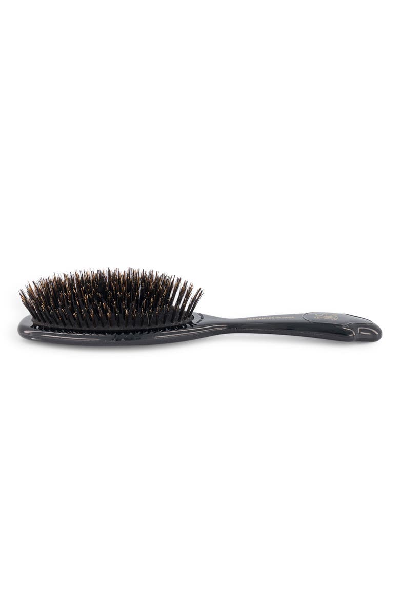Alexandre de Paris L'Élégante Smoothing Hairbrush, Alternate, color, Black