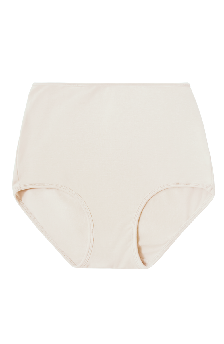 Proclaim Organic Cotton High Rise Brief, Main, color, Natural