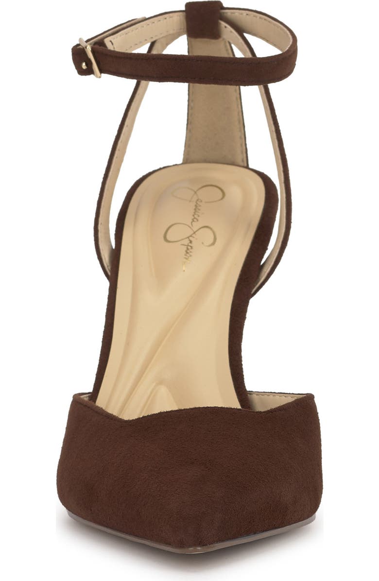 Jessica Simpson Kalynia Ankle Strap Pump, Alternate, color, Walnut Torsue