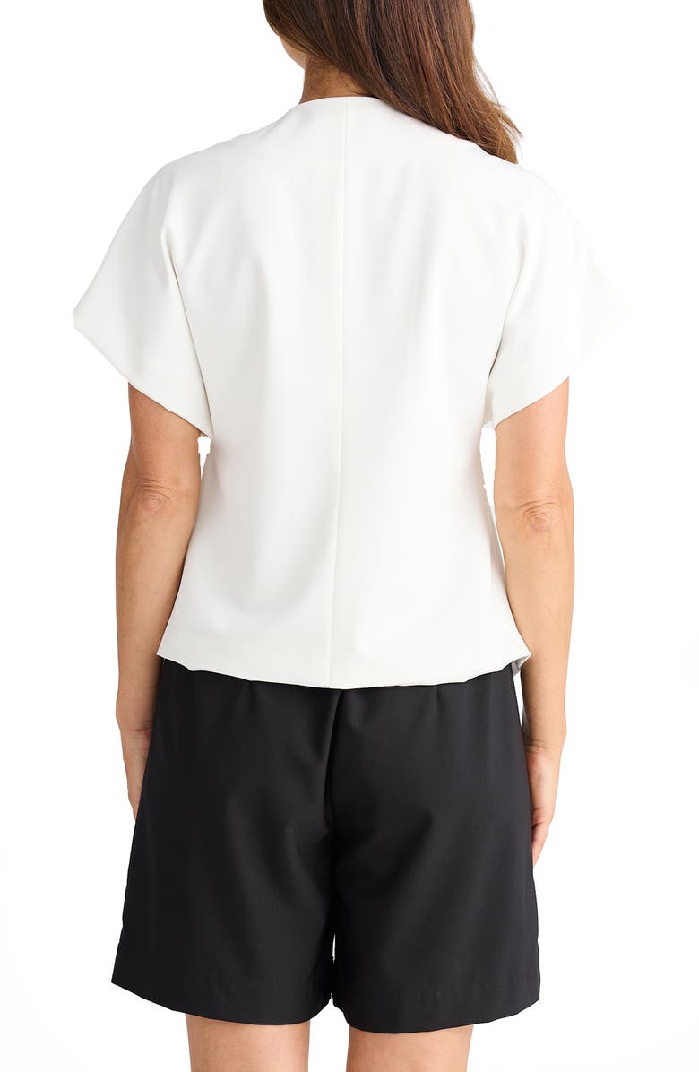 Brave+True Origami Asymmetric Woven Top, Alternate, color, 