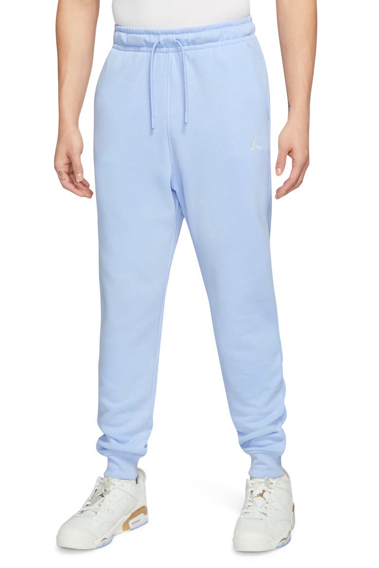 Essentials Fleece Joggers, Main, color, ROYAL TINT/ WHITE