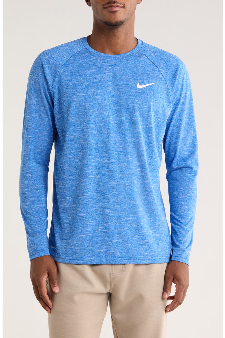 Hydroguard Long Sleeve Swim Shirt, Main, color, GAME ROYAL
