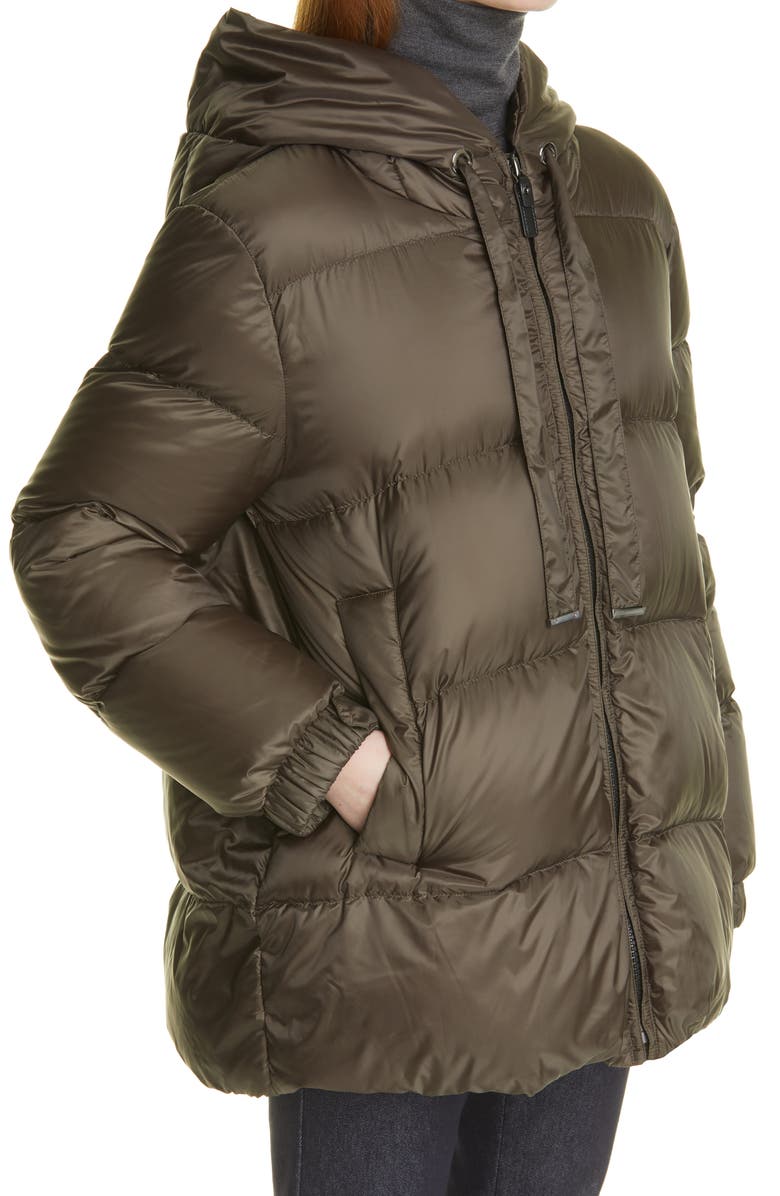 Max Mara The Cube Seia Down Hooded Jacket, Alternate, color, 