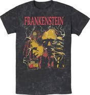 Frankenstein Mens Universal Monsters Abnormal Brain Experiment T Shirt