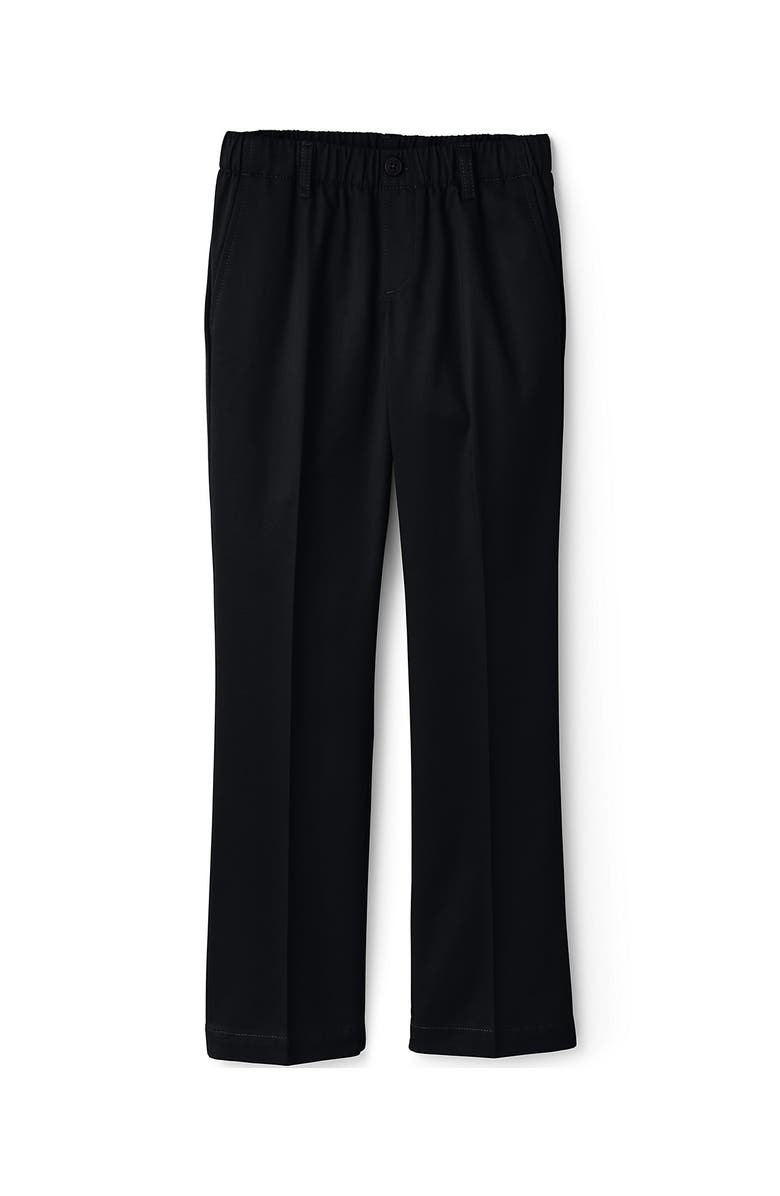 Lands' End School Uniform Girls Elastic Waist Pull-On Chino Pants, Alternate, color, 