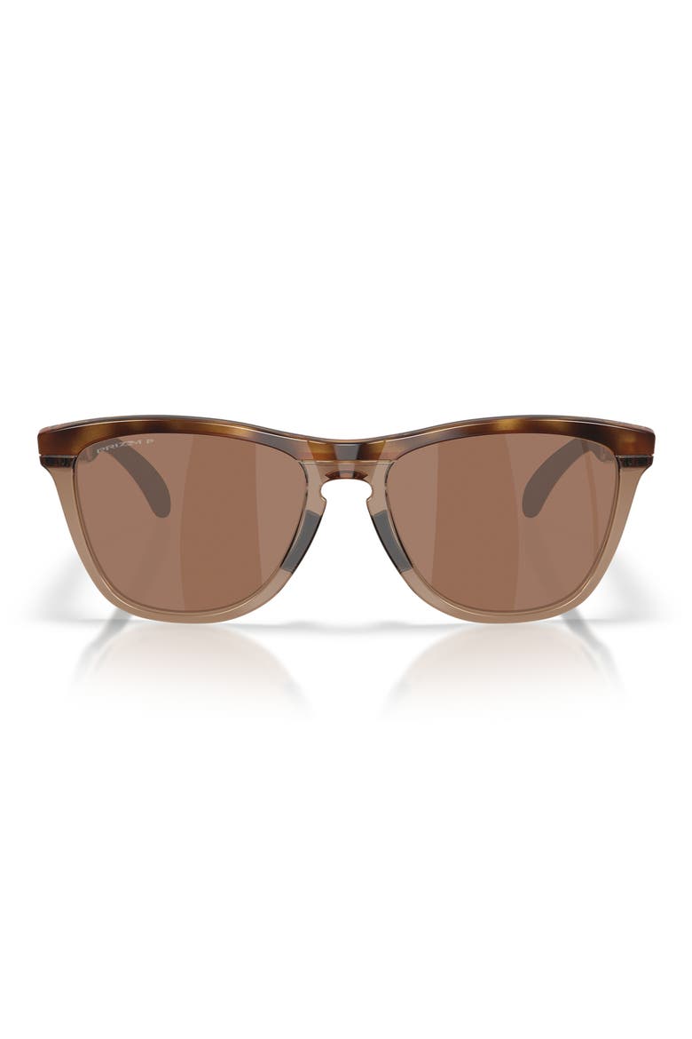 Gender Inclusive Frogskins Range XL 58mm Polarized Round Sunglasses, Main, color, BROWN TORT/ BROWN / PRIZM