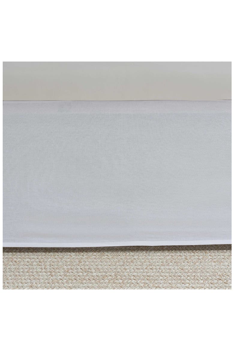 Charlotte Cotton Bed Skirt, Alternate, color, SPARKLING WHITE