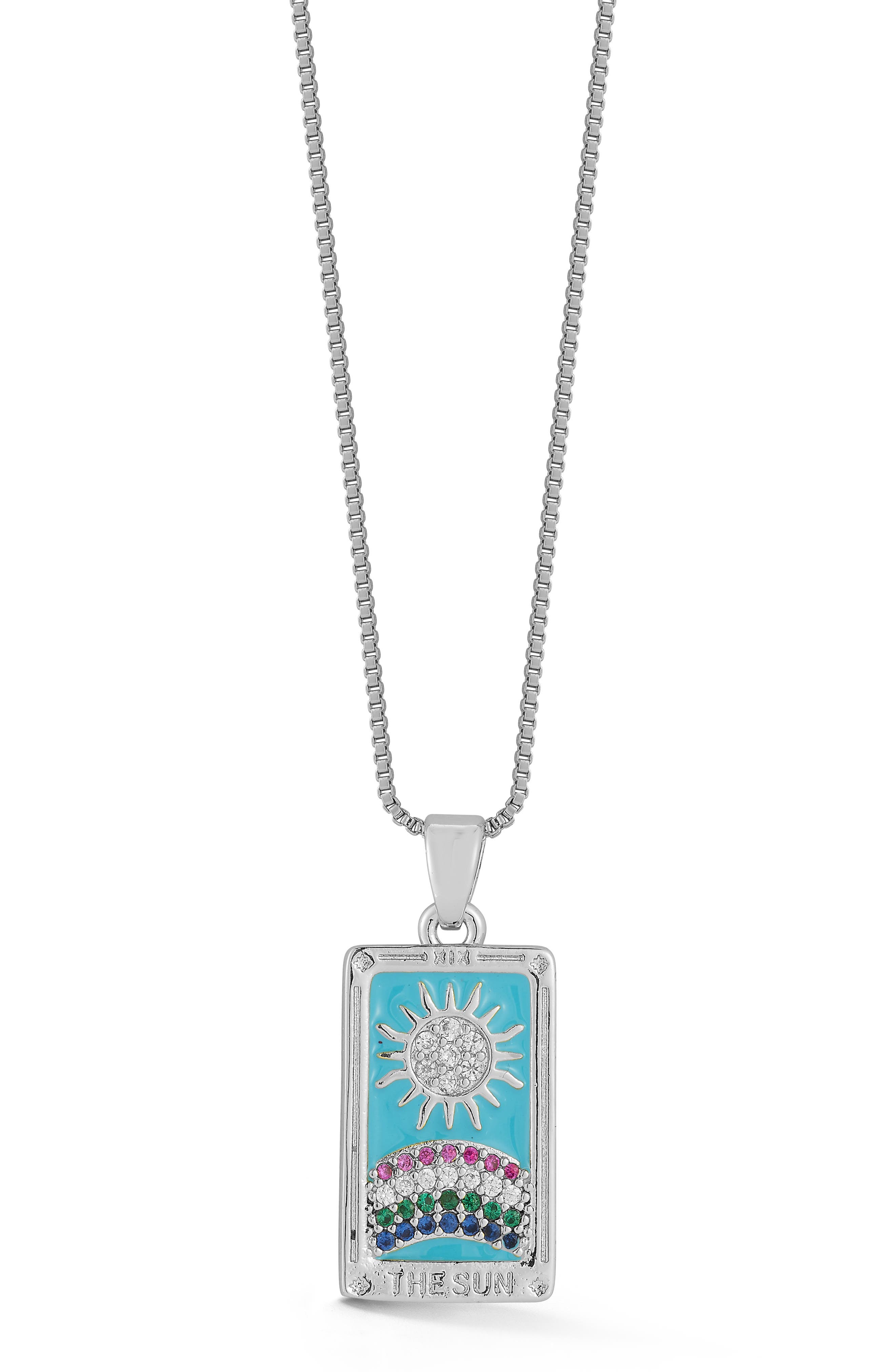 SPHERA MILANO The Sun Tag Pendant Necklace