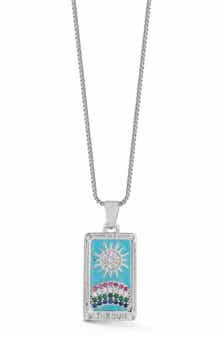 SPHERA MILANO The Sun Tag Pendant Necklace