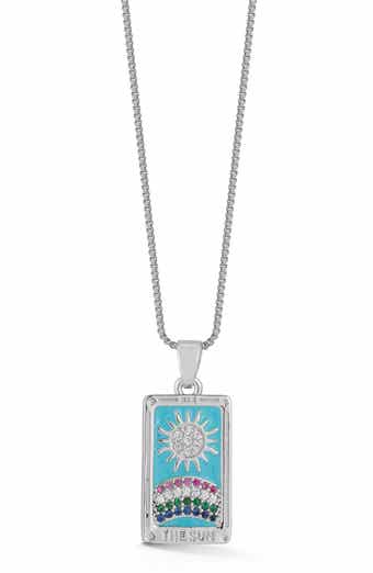 The Sun Tag Pendant Necklace