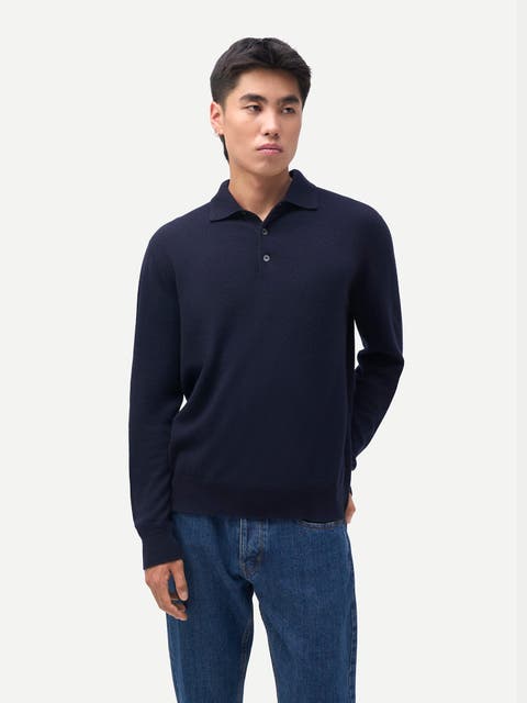Timeless Cashmere Polo Sweater