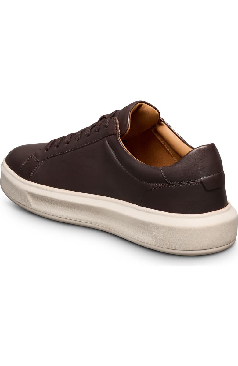 Allen Edmonds Foster Low Top Leather Sneaker, Alternate, color, Dark Brown