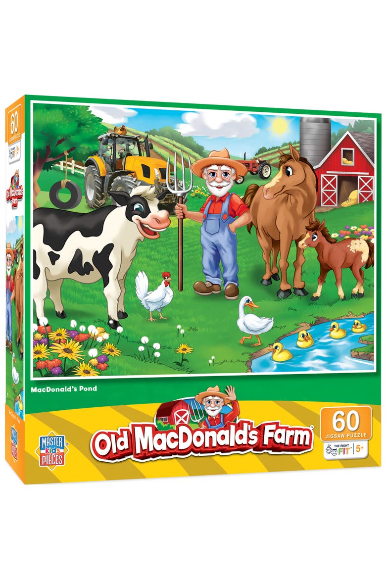 Old MacDonald's Pond 60pc Puzzle, Main, color, Multicolor