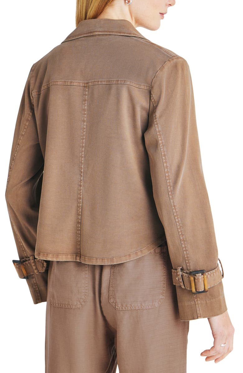 Splendid Portia Double Breasted Jacket, Alternate, color, Macchiato