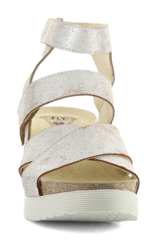 FLY LONDON FLY LONDON 'WEGE' LEATHER SANDAL