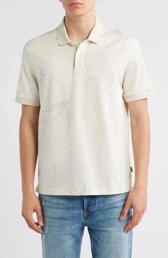 BOSS Parris Floral Jacquard Polo
