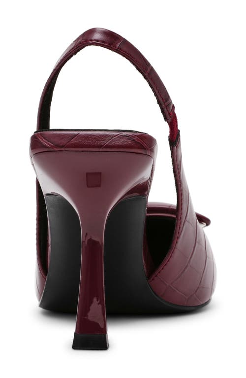 Anne Klein Ilani Slingback Pump In Burgundy