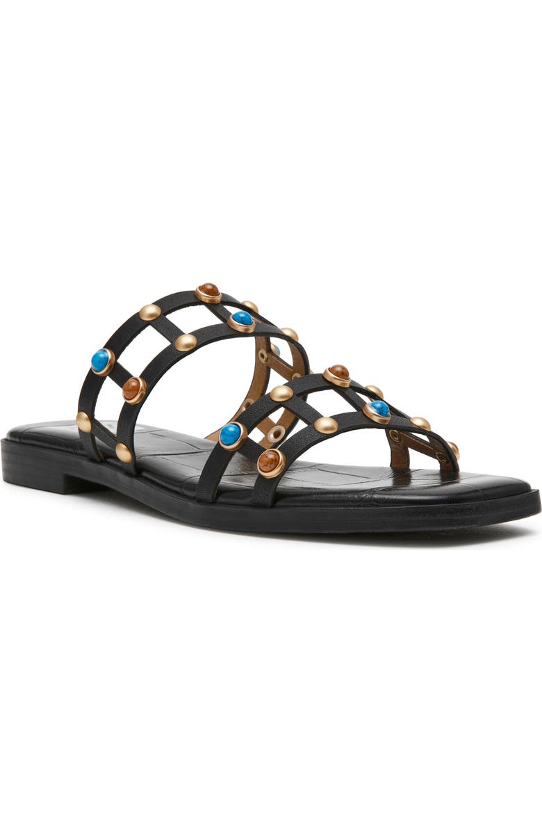 DV by Dolce Vita Marcy Embellished Sandal, Main, color, Black Multi