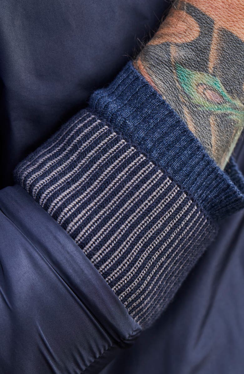 Comstock & Co. Paratrooper Reversible Leather Jacket, Alternate, color, 