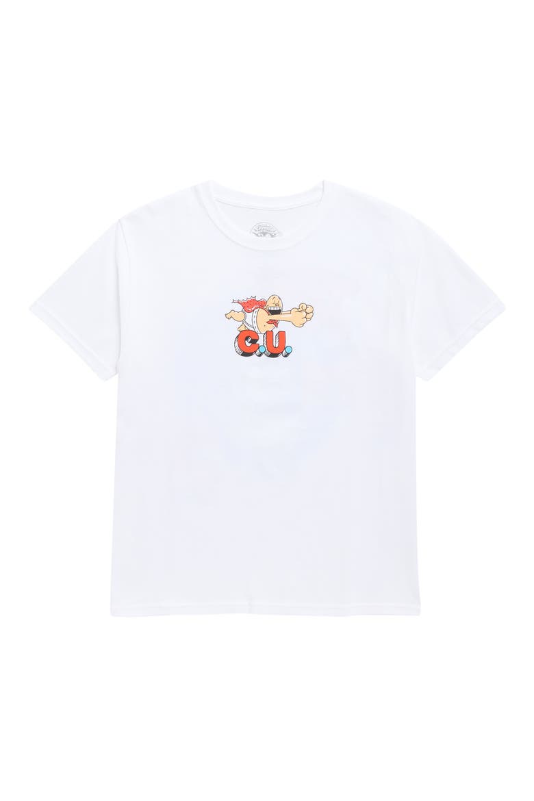 Kids' Wedgie Power Cotton Graphic T-Shirt, Main, color, IVORY