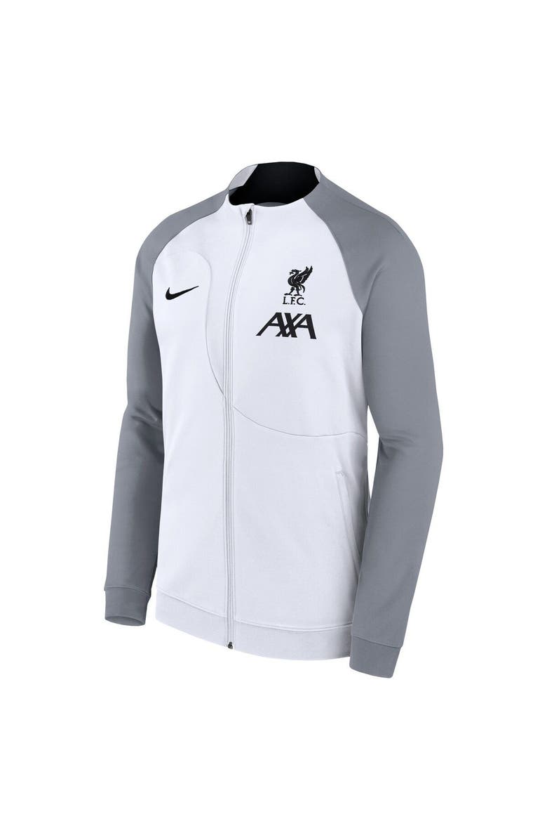 Nike Men's Nike White Liverpool Academy Pro Anthem Performance Full-Zip Jacket, Alternate, color,