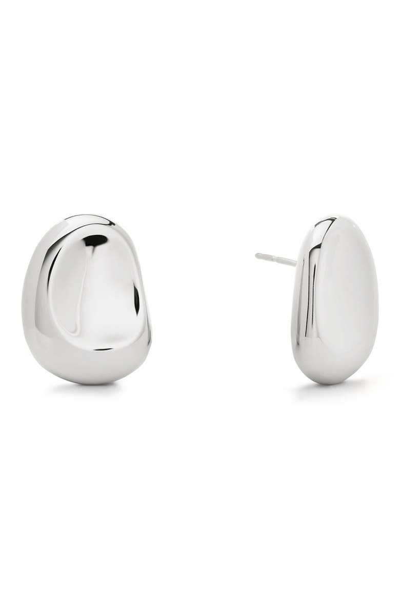 Aria Stud Earrings, Main, color, STERLING SILVER