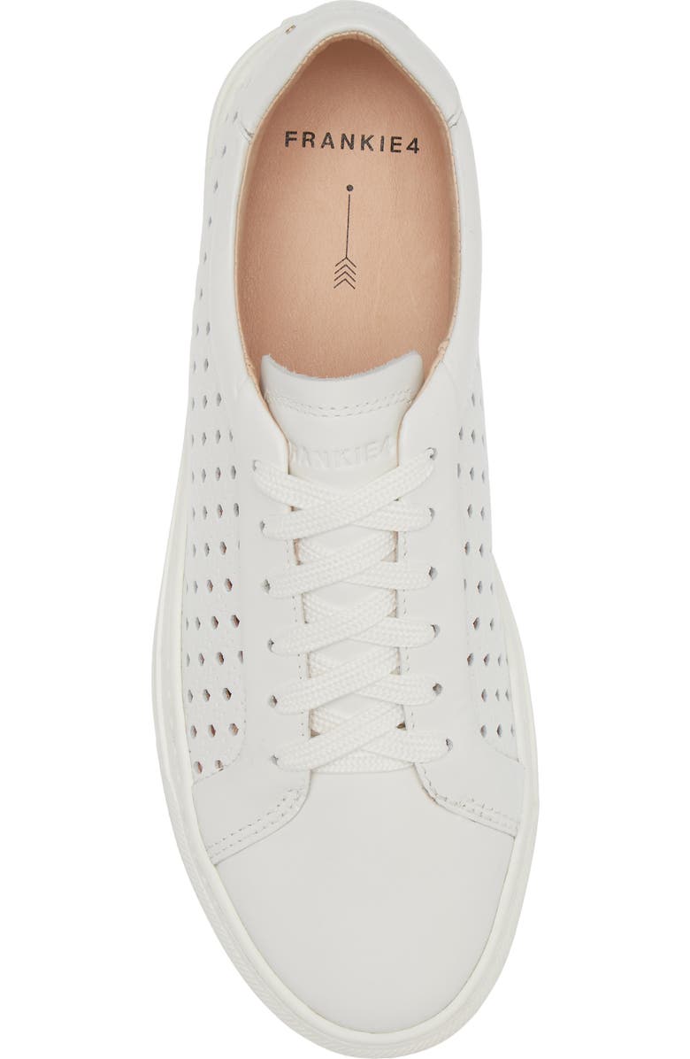FRANKIE4 Mim IV Perforated Sneaker, Alternate, color, White Weave