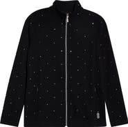 Tommy Bahama Aruba Rhinestone Zip Cardigan