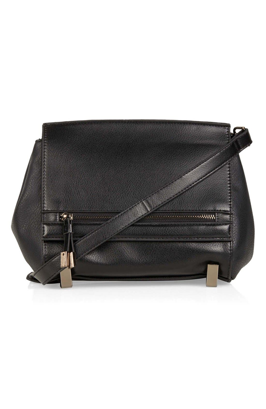 Crossbody Bag, Main, color, BLACK