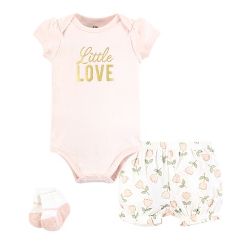 Coordinated Bodysuit Outfit with Shorts and Socks