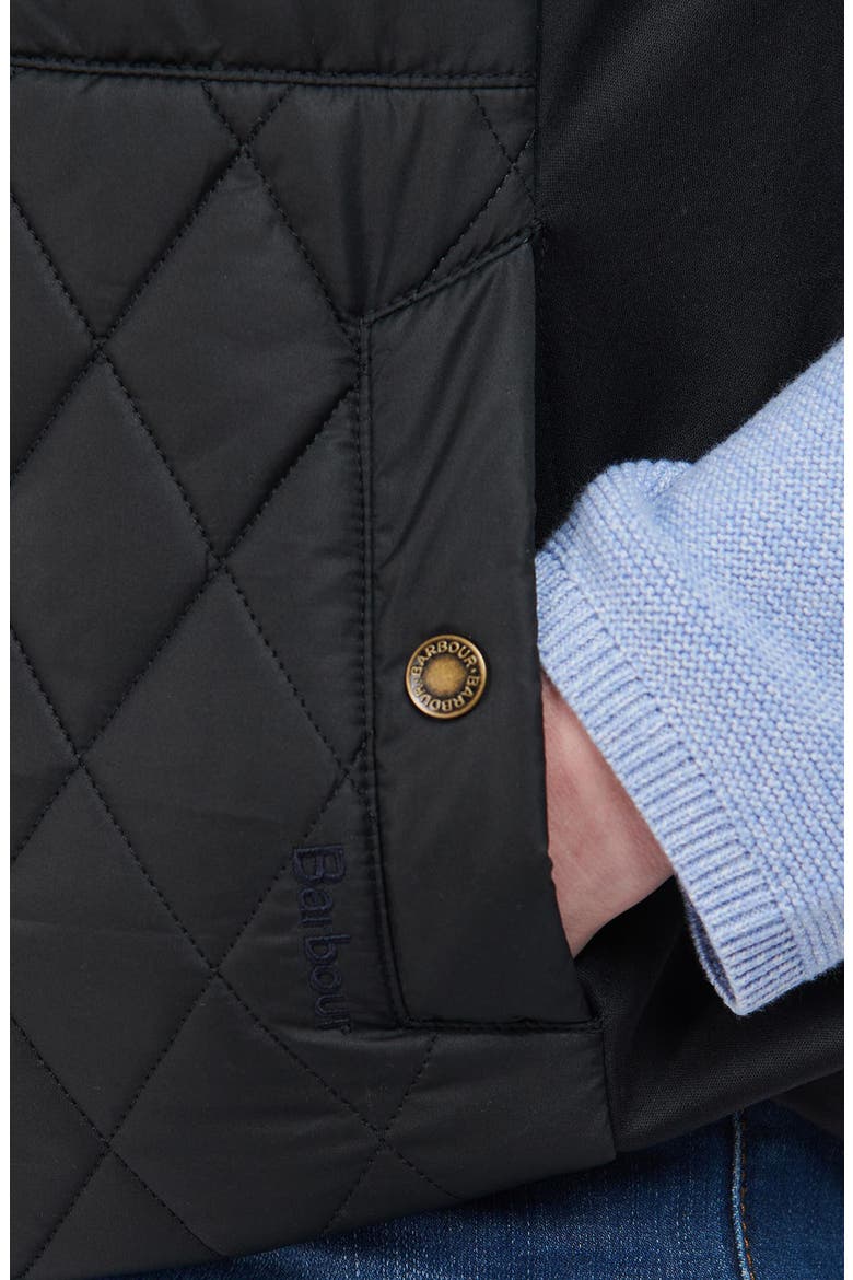 Esme Quilted Vest, Alternate, color, BLACK