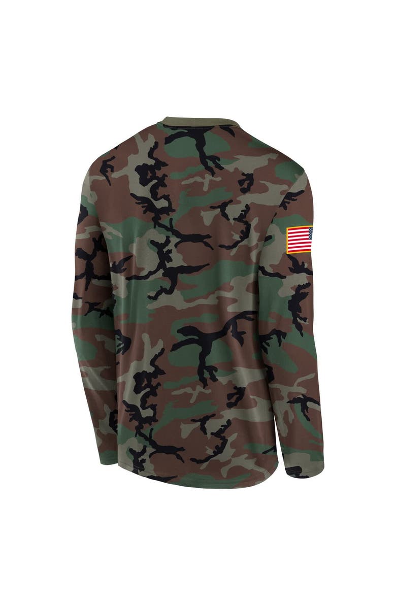 Nike Men's Nike Camo Ohio State Buckeyes 2025 Military Appreciation Legend Dri-FIT Long Sleeve T-Shirt, Alternate, color, Camo