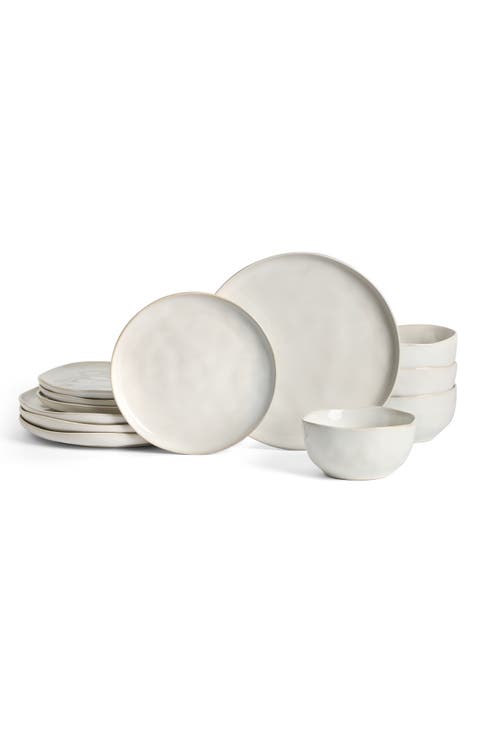 Mirella Stoneware 12-Piece Dinnerware Set