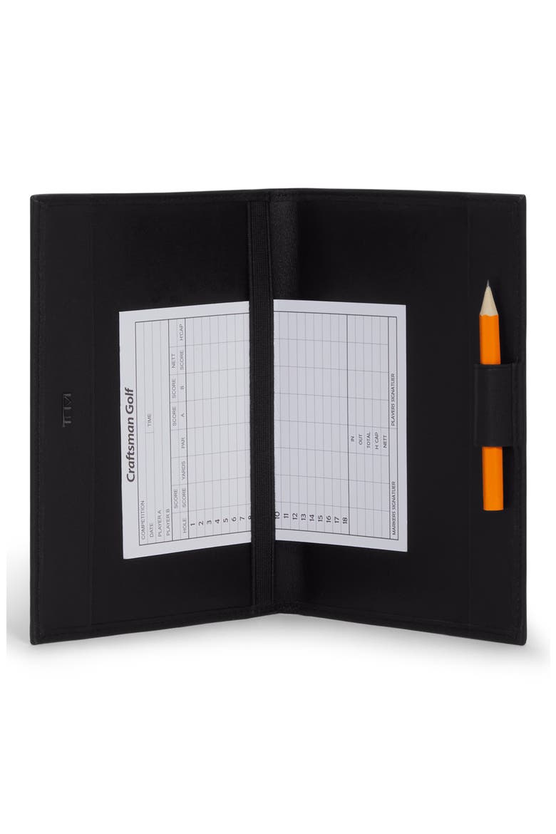 Nassau Golf Scorecard Holder, Alternate, color, BLACK SMOOTH