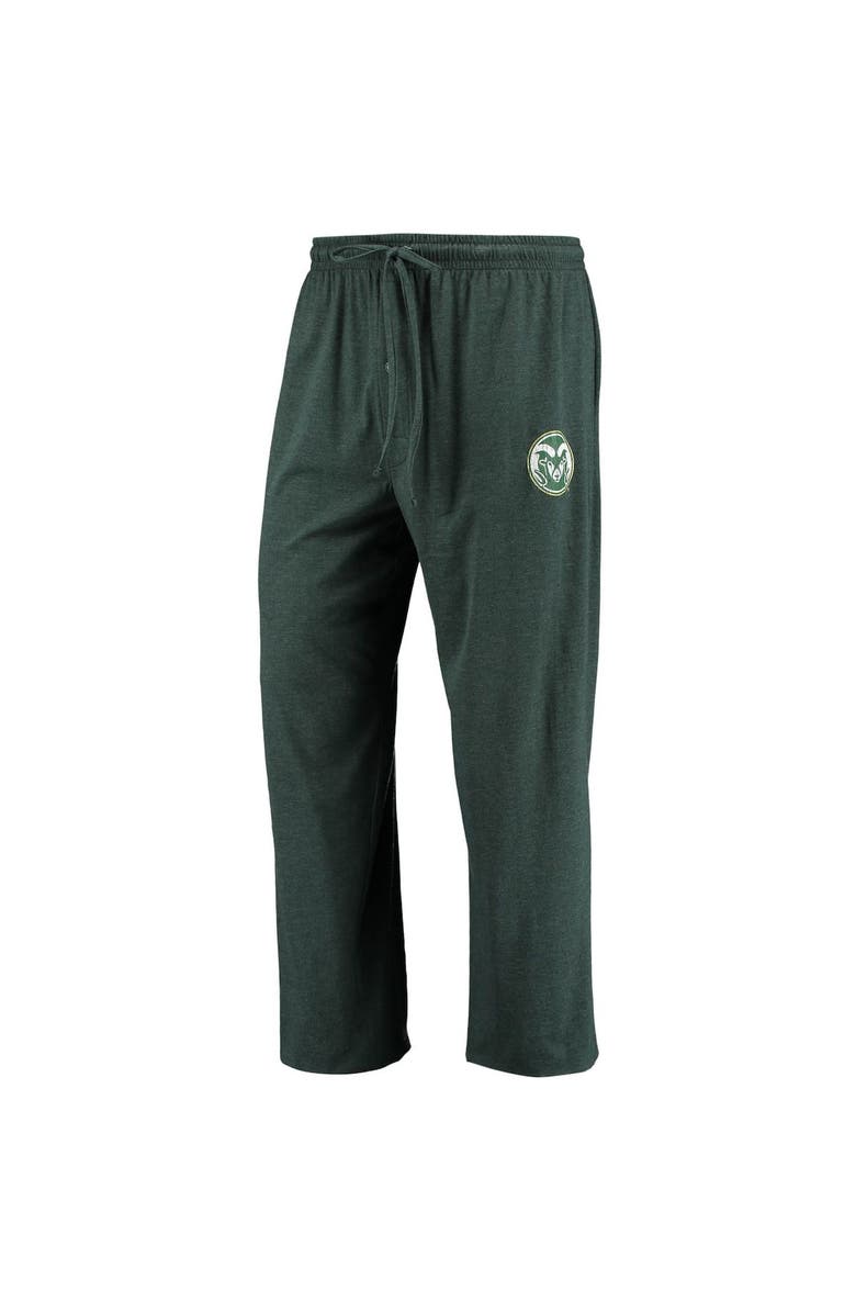 CONCEPTS SPORT Men's Concepts Sport Green/Heathered Charcoal Colorado State Rams Meter Long Sleeve T-Shirt & Pants Sleep Set, Alternate, color, Heather Charcoal